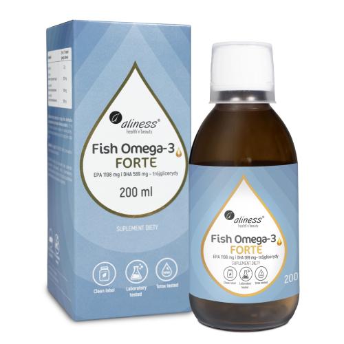 Zdjęcie produktu - Aliness Fish Omega-3 Forte, 200 ml