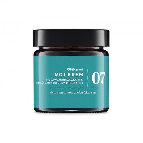 Zdjęcie produktu - Fitomed M&oacute;j krem 07 przeciwzmarszczkowy, rozjaśniający do cery mieszanej, 55g