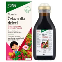 Zdjęcie produktu - Floradix Żelazo dla dzieci, 250 ml