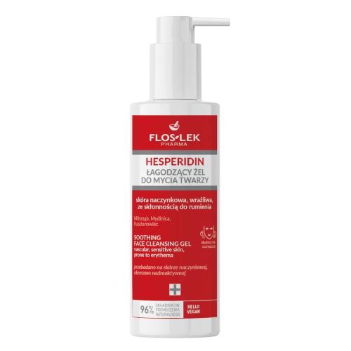 Zdjęcie produktu - FLOS-LEK HESPERIDIN Łagodzący żel do mycia twarzy, 175 ml