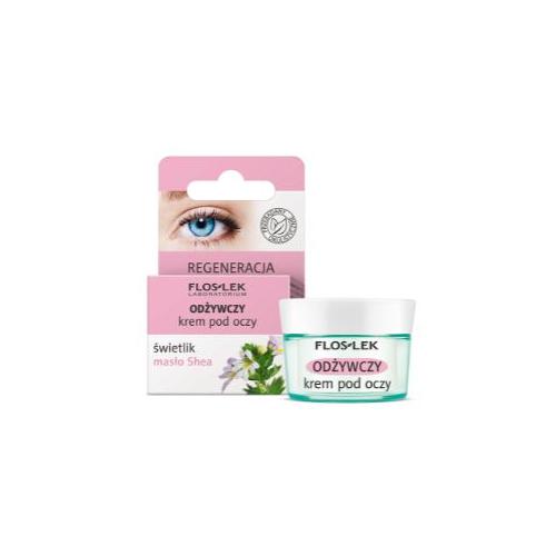 Zdjęcie produktu - FLOS-LEK Odżywczy krem pod oczy ze świetlikiem i masłem Shea, 15ml