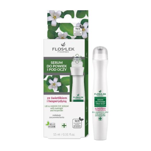 Zdjęcie produktu - FLOS-LEK Serum do powiek i pod oczy ze świetlikiem i hesperydyną, 15ml
