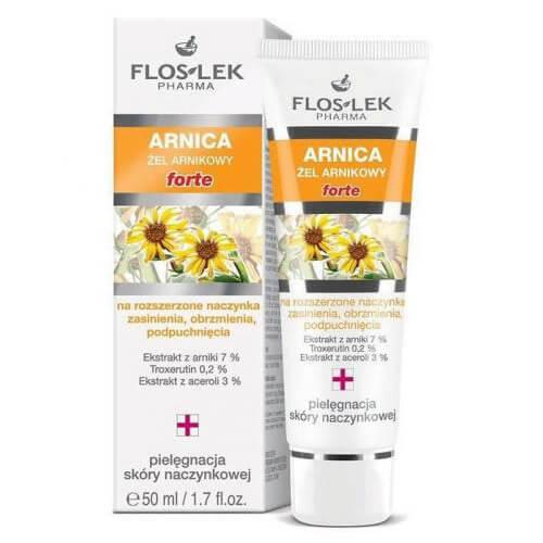 Zdjęcie produktu - FLOS-LEK Żel Arnikowy Forte - 50 ml 