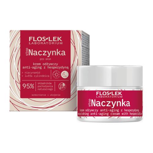 Zdjęcie produktu - FLOS-LEK stopNaczynka Krem odżywczy anti-aging z hesperydyną, 50 ml