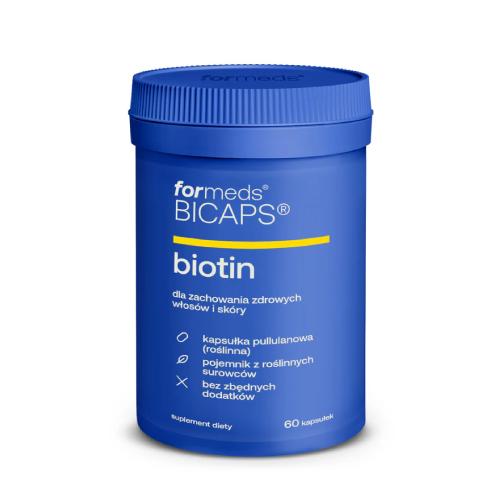 Zdjęcie produktu - FORMEDS BICAPS Biotin Biotyna 2500, 60kaps.