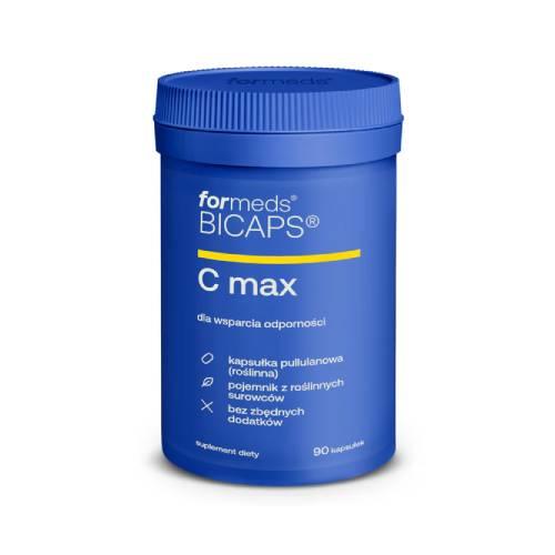 Zdjęcie produktu - FORMEDS Bicaps C MAX Witamina C + D + cynk + hesperydyna + rutyna, 90 kaps.