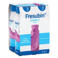 Zdjęcie produktu - Fresubin Energy Drink smak czarna porzeczka, 4 x 200 ml USZKODZONE/ BRAK ZBIORCZEGO OPAKOWANIA