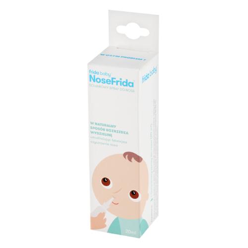 Zdjęcie produktu - Frida Baby NoseFrida Spray solankowy do nosa dla dzieci, 20ml