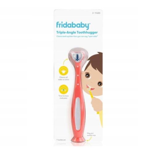 Zdjęcie produktu - Frida Baby Tooth Hugger 3D Szczoteczka do zęb&oacute;w dla dzieci r&oacute;żowa