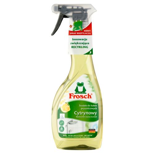 Zdjęcie produktu - FROSCH Środek do czyszczenia kabin prysznicowych - cytrynowy, 500ml