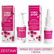 fytofontana Zestaw ochronny przeciw wirusom: Virostop spray do nosa, 20ml i spray do jamy ustnej, 30ml