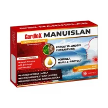 Zdjęcie produktu - Gardlox Manuislan smak pomarańczowy, 16past. do ssania