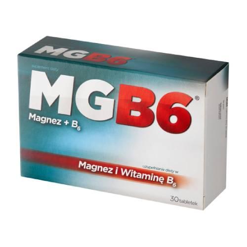 Miniaturka artykułu - MGB6 Magnez Witamina B6, 30 tabletek