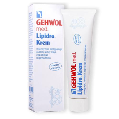 Zdjęcie produktu - GEHWOL Med Lipidro&reg; Creme Krem silnie nawilżający do suchych i wrażliwych st&oacute;p, 125ml