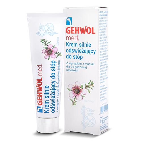 Zdjęcie produktu - GEHWOL Med Fussdeo-Creme Krem silnie odświeżający do st&oacute;p, 125ml 