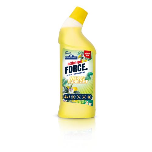 Zdjęcie produktu - General Fresh Action Gel Force Żel Do WC - Cytrusowy, 1l