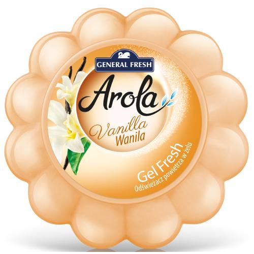 Zdjęcie produktu - General Fresh Arola Gel Fresh Odświeżacz w żelu Waniliowy, 150g