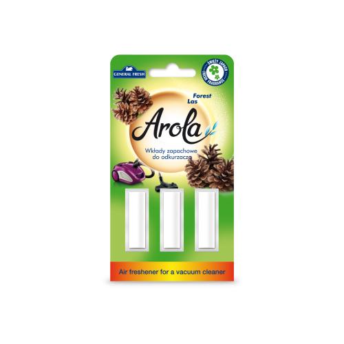 Zdjęcie produktu - General Fresh Arola Wkłady zapachowe do odkurzacza Las, 3szt.