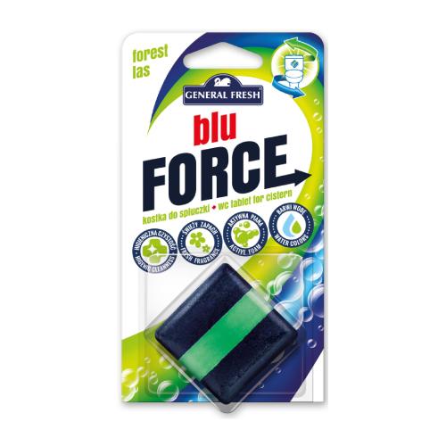Zdjęcie produktu - General Fresh Blu Force Kostka do spłuczki Las, 50g