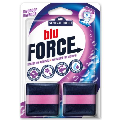 Zdjęcie produktu - General Fresh Blue Force Kostka do spłuczki Lawenda, 2x50g