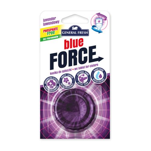 Zdjęcie produktu - General Fresh Blue Force Kostka do spłuczki Lawenda, 40g