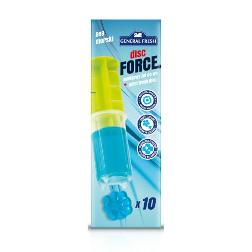 Zdjęcie produktu - General Fresh Disc Force Punktowy żel do WC morski, 60ml
