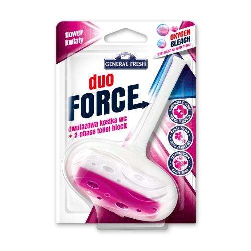 Zdjęcie produktu - General Fresh Duo Force Dwufazowa kostka do WC kwiatowa, 40g