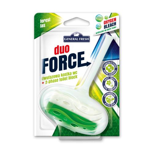 Zdjęcie produktu - General Fresh Duo Force Dwufazowa kostka do WC las, 40g