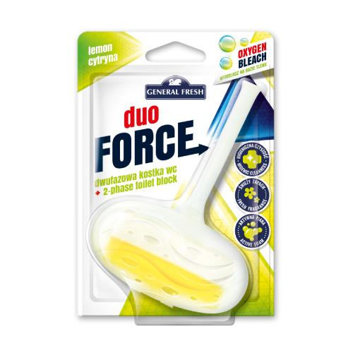 Zdjęcie produktu - General Fresh Duo Force Dwufazowa kostka do WC cytryna, 40g