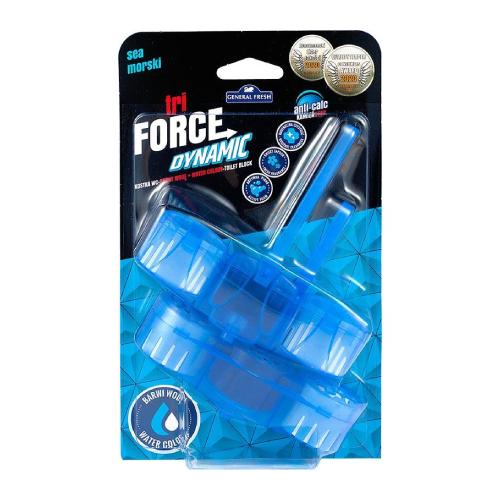 Zdjęcie produktu - General Fresh Tri Force Dynamic Kostka do WC ocean, 2 x 45g