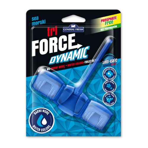 Zdjęcie produktu - General Fresh Tri Force Dynamic Kostka do WC ocean, 45g