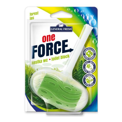 Zdjęcie produktu - General Fresh One Force Kostka do WC las, 40g