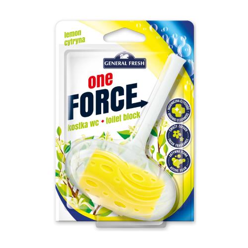 Zdjęcie produktu - General Fresh One Force Kostka do WC cytryna, 40g