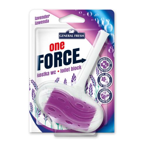 Zdjęcie produktu - General Fresh One Force Kostka do WC lawenda, 40g