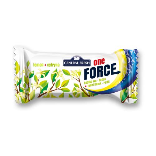 Zdjęcie produktu - General Fresh One Force Zapas do kostki WC cytryna, 40g