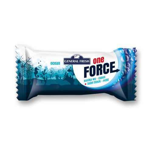 Zdjęcie produktu - General Fresh One Force Zapas do kostki WC ocean, 40g