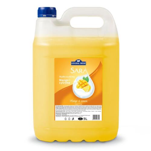 Zdjęcie produktu - General Fresh Sara Mydło w płynie Mango i cytryna, 5l