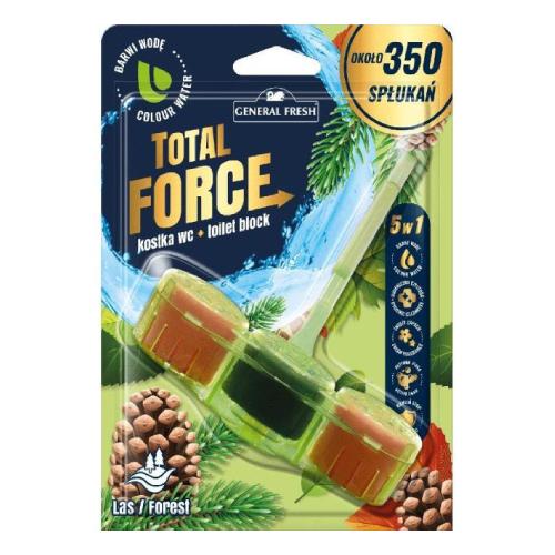 Zdjęcie produktu - General Fresh Total Force Zawieszka do WC - las, 45g