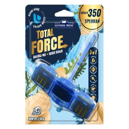 Zdjęcie produktu - General Fresh Total Force Zawieszka do WC - morska, 45g