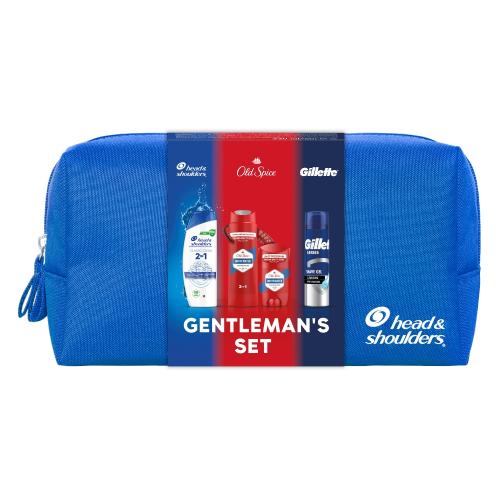 Zdjęcie produktu - Zestaw Head&Shoulders Classic Clean 2w1 Szampon przeciwłupieżowy z odżywką, 330 ml + Old Spice Whitewater Dezodorant w sztyfcie, 50 ml + Old Spice Whitewater Żel 3w1, 250 ml + Gillette Żel do golenia, 200 ml
