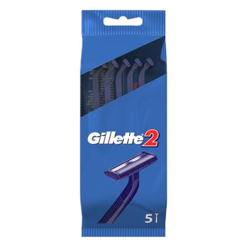 Zdjęcie produktu - Gillette Blue2 Jednorazowa maszynka do golenia dla mężczyzn, 5 szt.