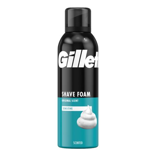 Zdjęcie produktu - Gillette Classic Sensitive Pianka do golenia do sk&oacute;ry wrażliwej, 200 ml