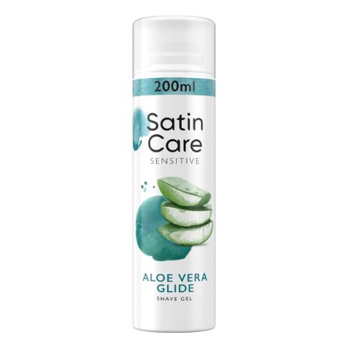 Zdjęcie produktu - Gillette Satin Care Sensitive Aloe Vera Glide Żel do golenia, 200 ml