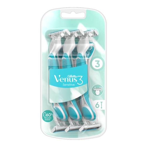 Zdjęcie produktu - Gillette Venus 3 Jednorazowe maszynki do golenia, 6 szt. USZKODZONE OPAKOWANIE