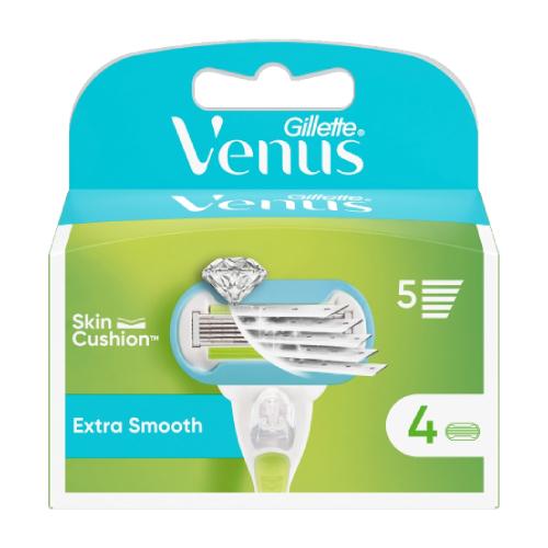 Zdjęcie produktu - Gillette Venus Extra Smooth Wkłady do maszynki, 4szt.