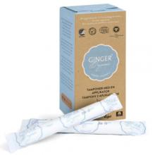 Zdjęcie produktu - GingerOrganic Tampony z aplikatorem Super - 12szt