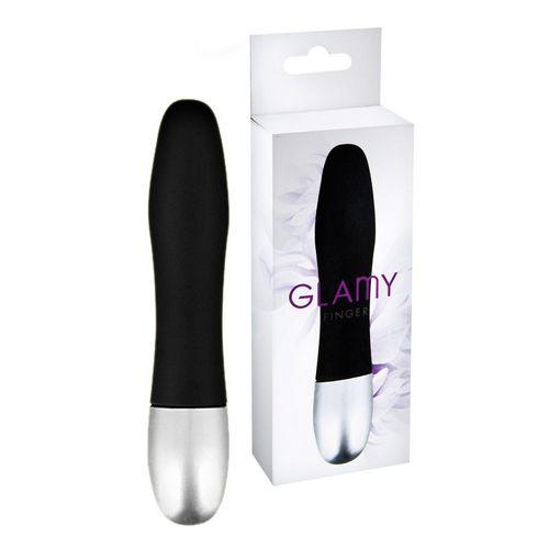 GLAMY Mini wibrator, masażer Finger Black
