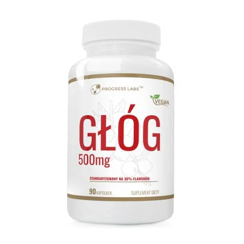 Zdjęcie produktu - Progress Labs Gł&oacute;g ekstrakt 500 mg, 90 kaps.