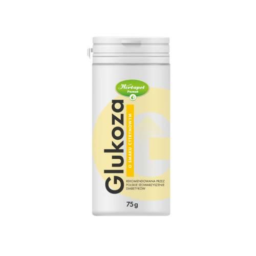 Zdjęcie produktu - Glukoza w proszku o smaku cytrynowym, 75g