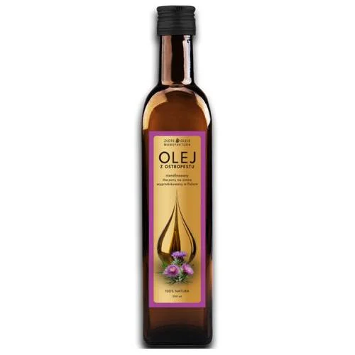 Zdjęcie produktu - Goldfarmex Olej z ostropestu, 500 ml